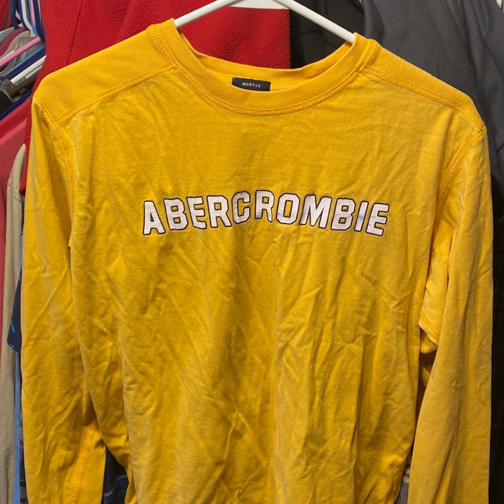 Abercrombie & Fitch Long Sleeve Muscle Tee GUC